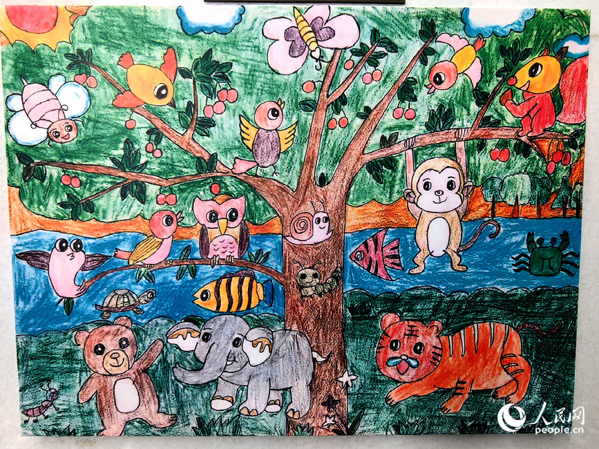 儿童眼中的世界，儿童风景画与简笔画艺术探索