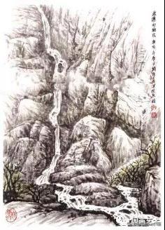 山水画中的皴法艺术，千姿百态，各显神韵