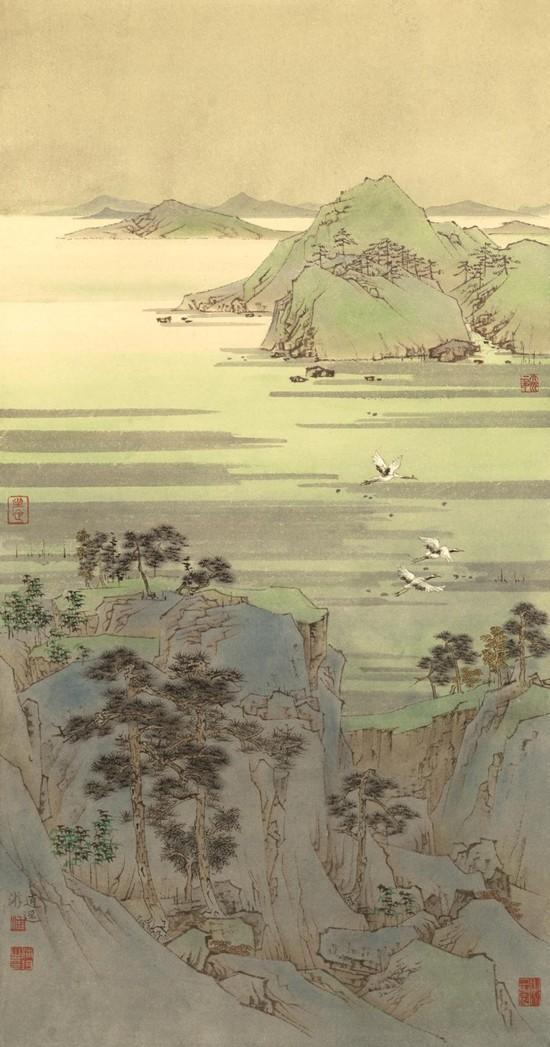 山水之间，绘就青绿长卷——探索中国山水风景画之韵