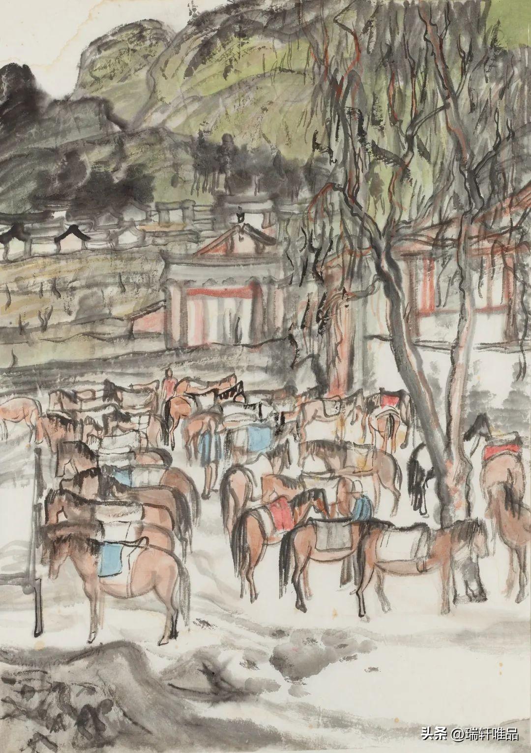 山水小景画，笔墨间的自然韵律