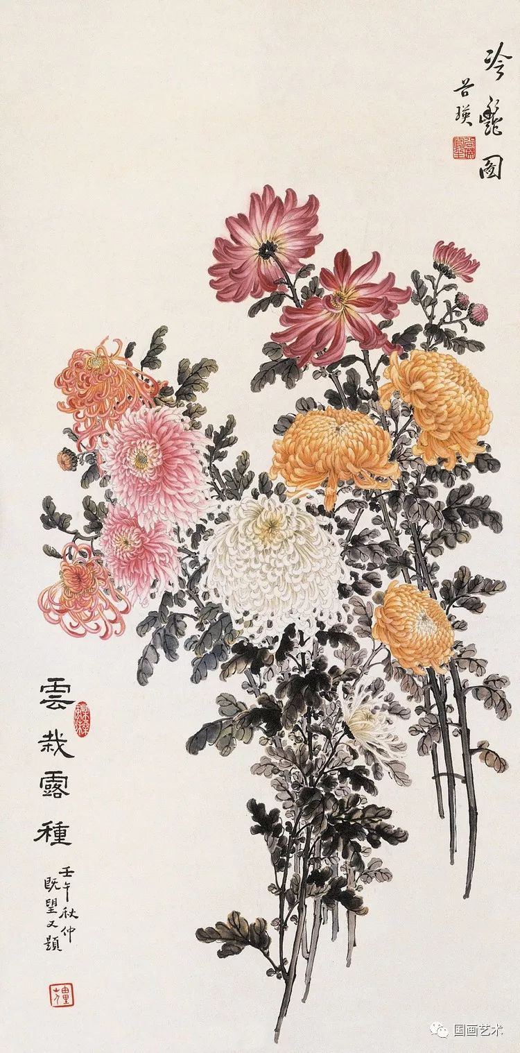 探索国画菊花之韵，一笔一墨绘秋色