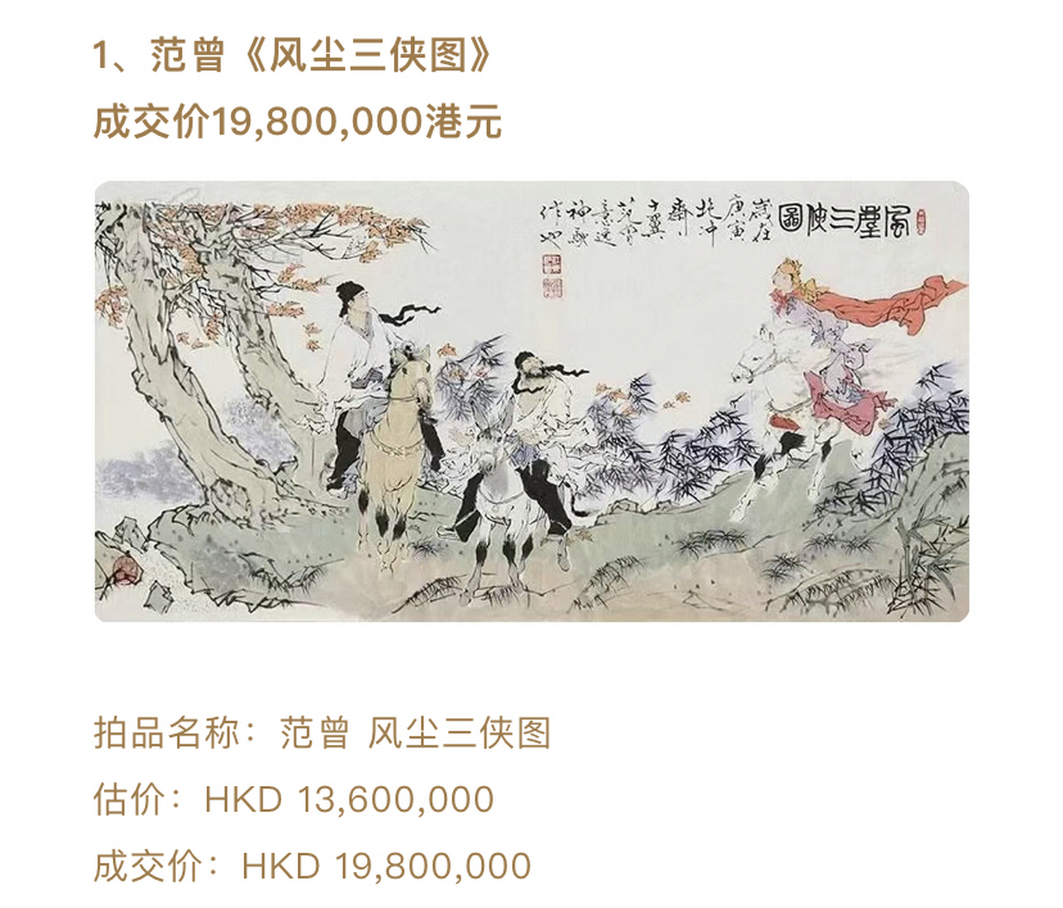范曾画作，艺术价值与市场价格的双重考量