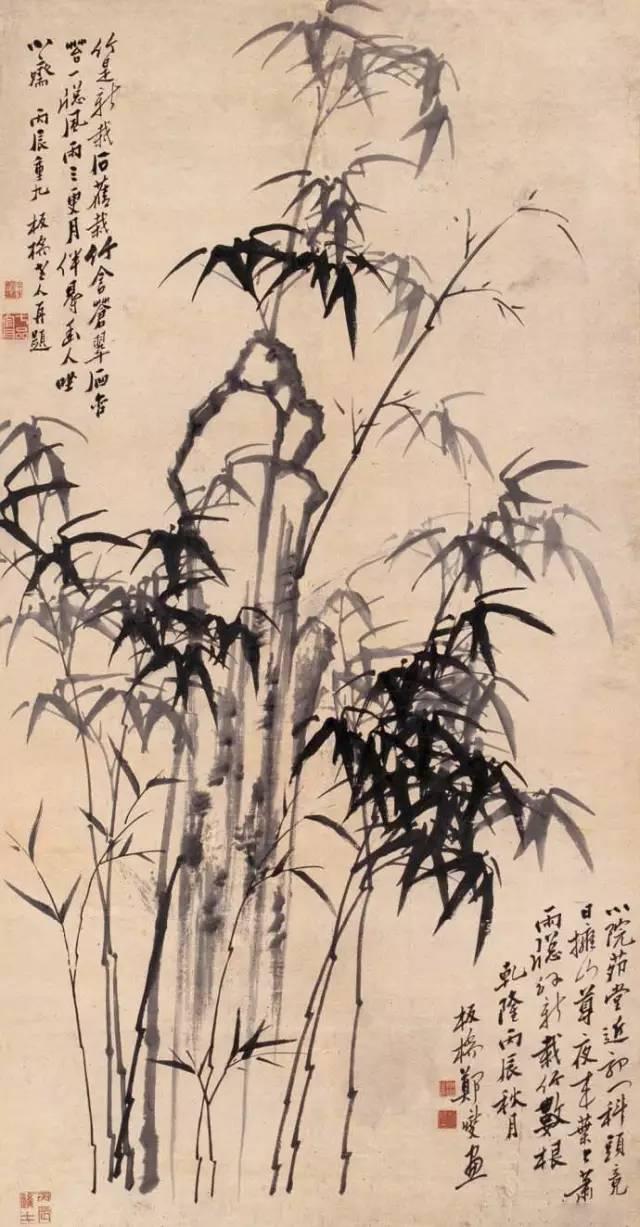 郑板桥的墨韵情缘，竹石兰之爱