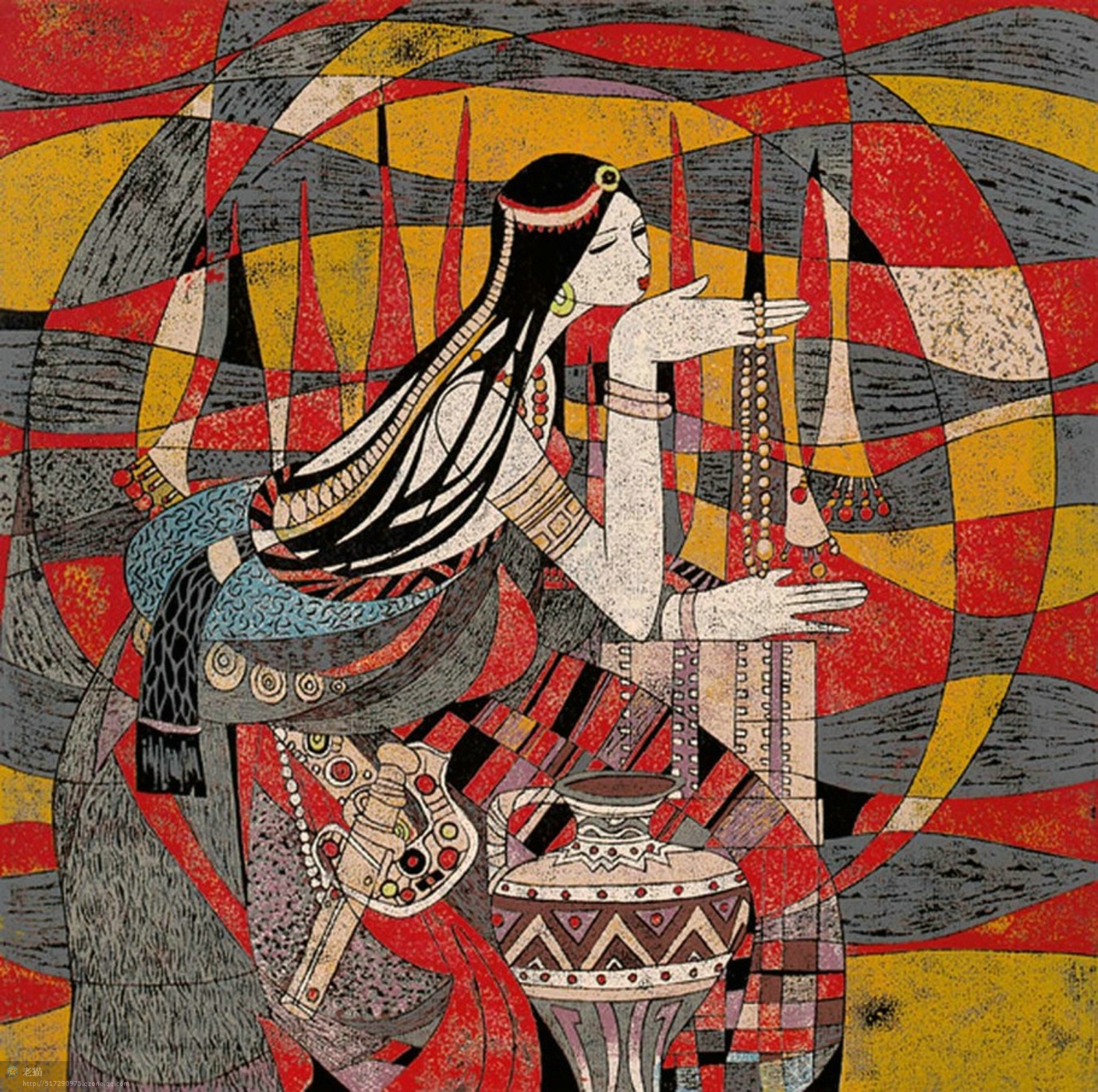 美术绘画作品欣赏，穿越色彩的视觉盛宴