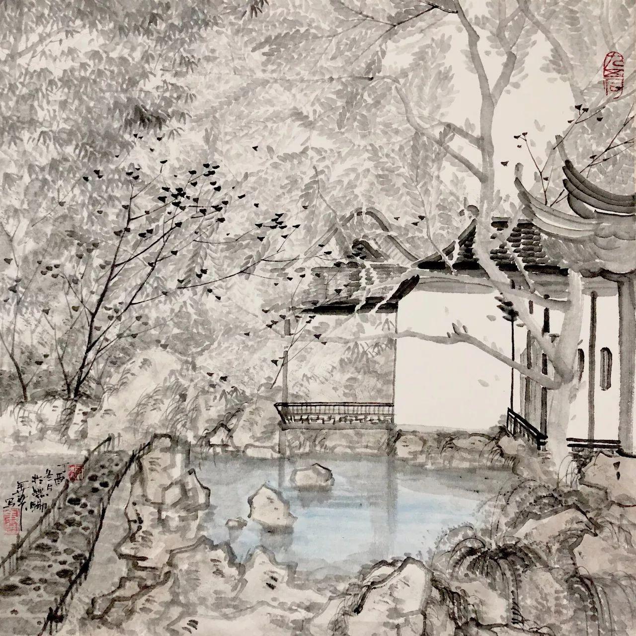 梦笔生花，金梦石画家的艺术之旅