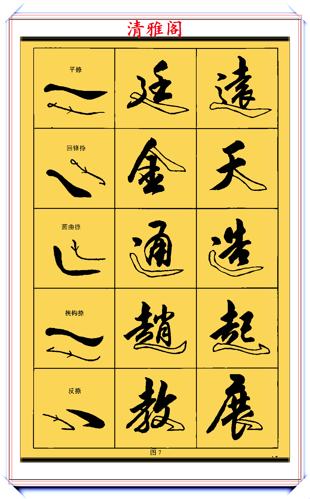 探索行书笔画之美，行书笔画入门指南