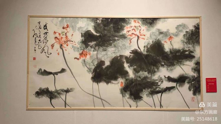 全国第十三届美展国画作品，笔墨丹青绘盛世