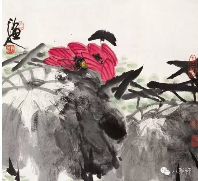 八大名家笔下的荷花，一池风华的诗意与韵味