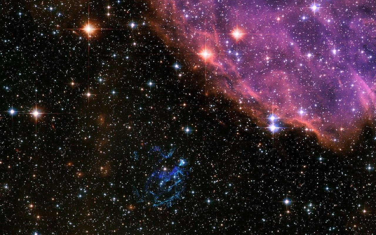 探索色彩的宇宙，用油画棒绘制梦幻星空