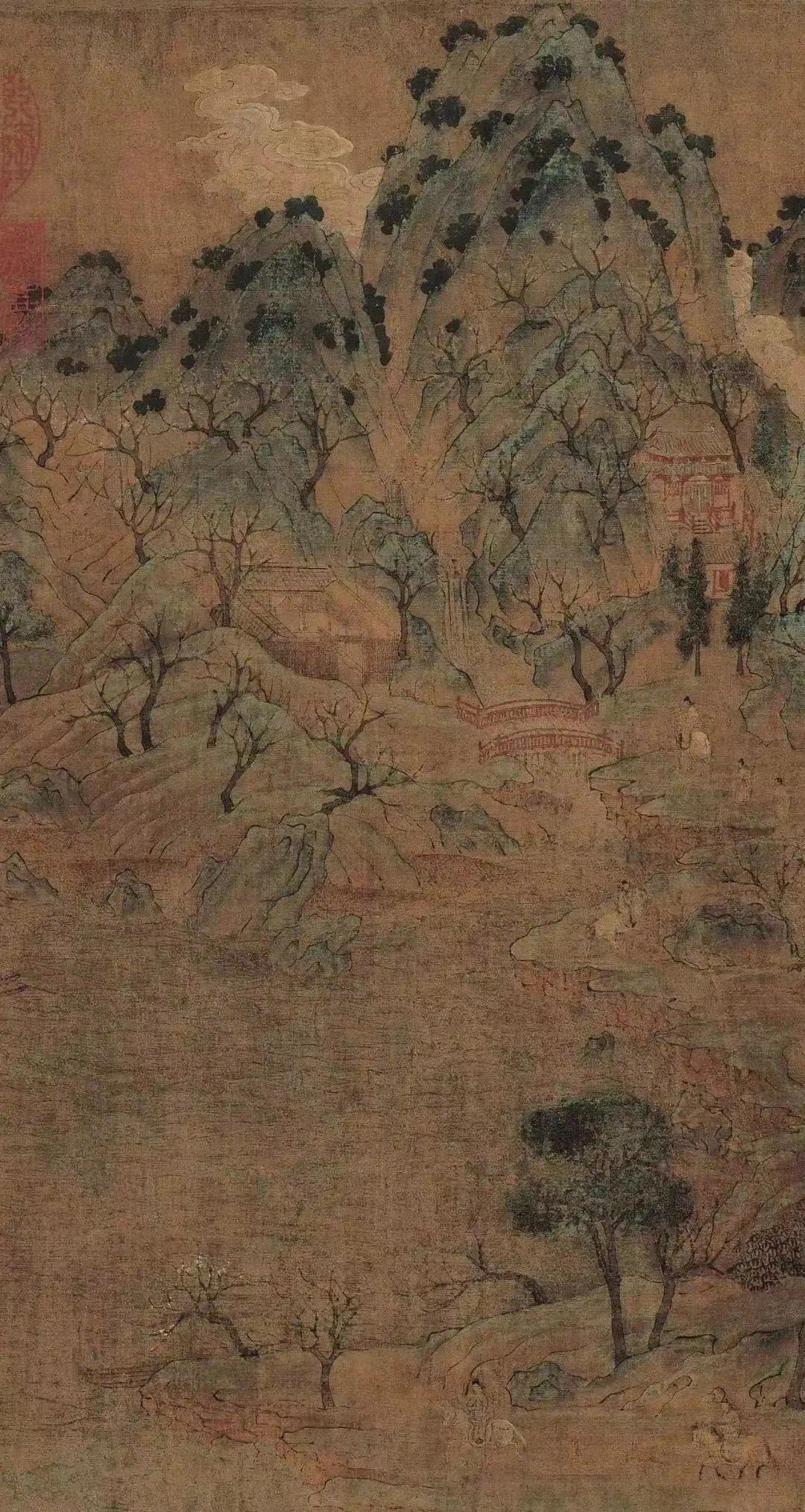 游春图，一幅画中的春日盛景