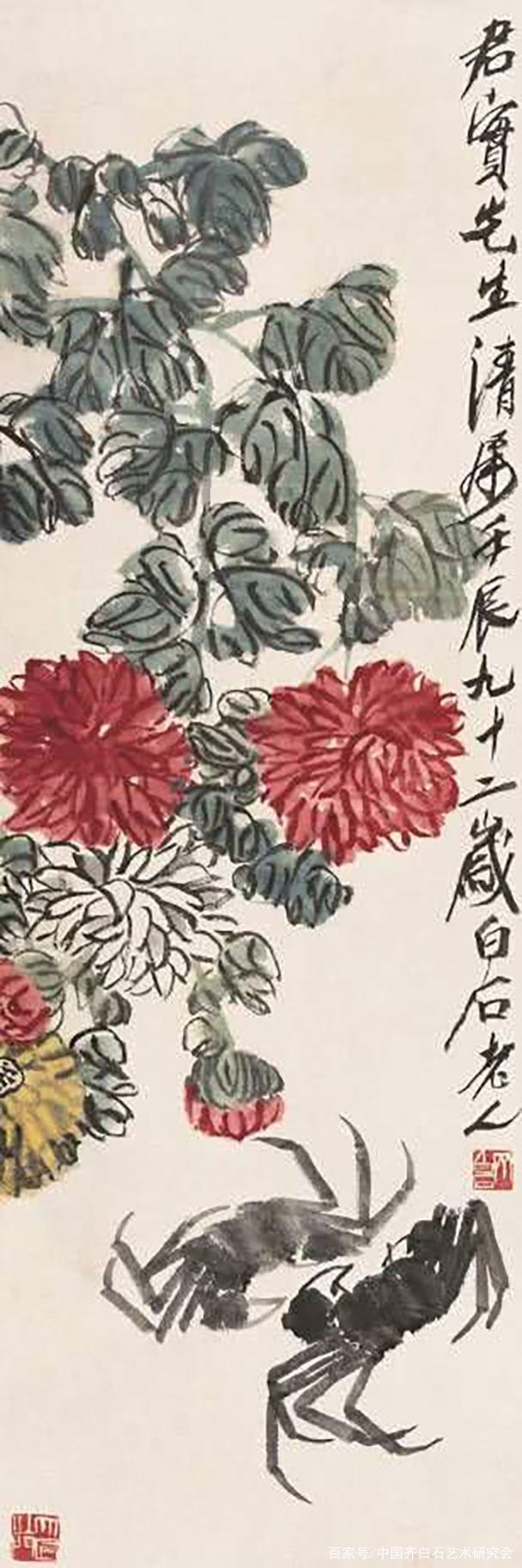 齐白石的一幅画值多少钱，艺术市场的价值评估与收藏价值