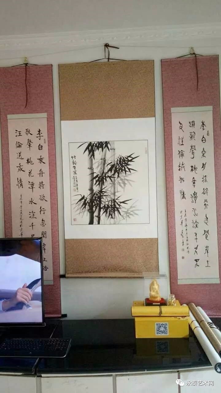 2米画作装裱的艺术与经济考量