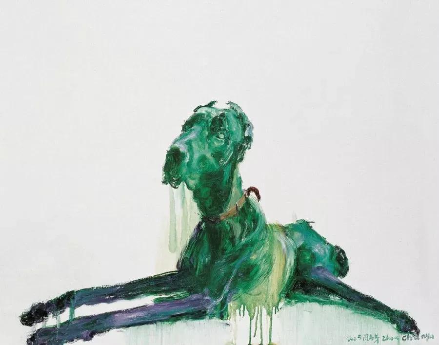 春意盎然，周春芽油画作品春天来了竞得者的艺术共鸣