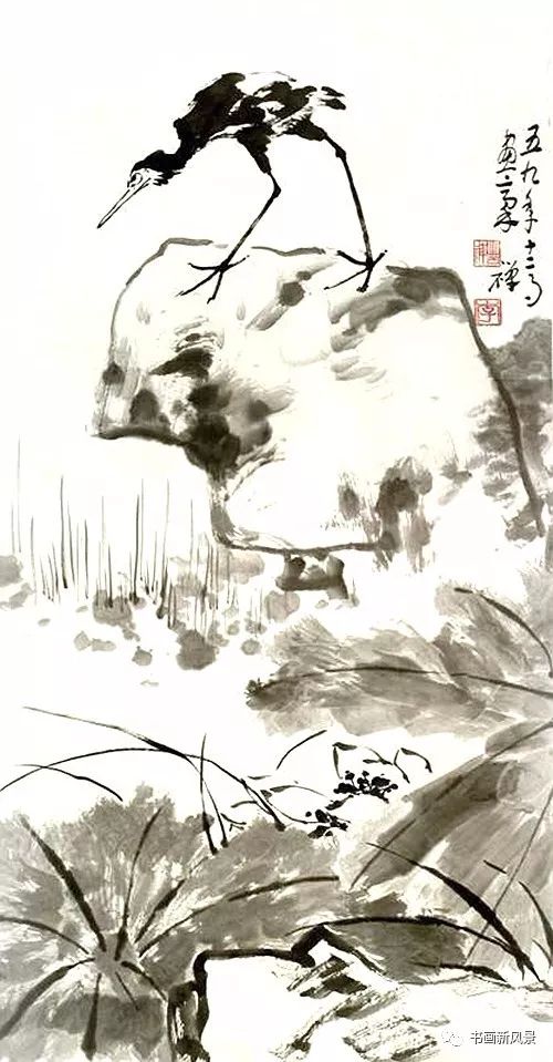 李苦禅，墨韵丹青，独擅鹰狮之绘