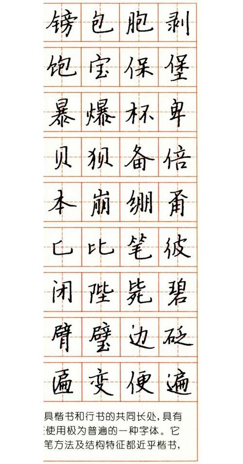 探索书法之美，行楷钢笔手写字帖的魅力与价值