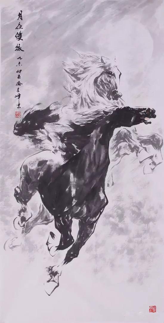 当代画马高手，笔墨间的奔腾与灵动
