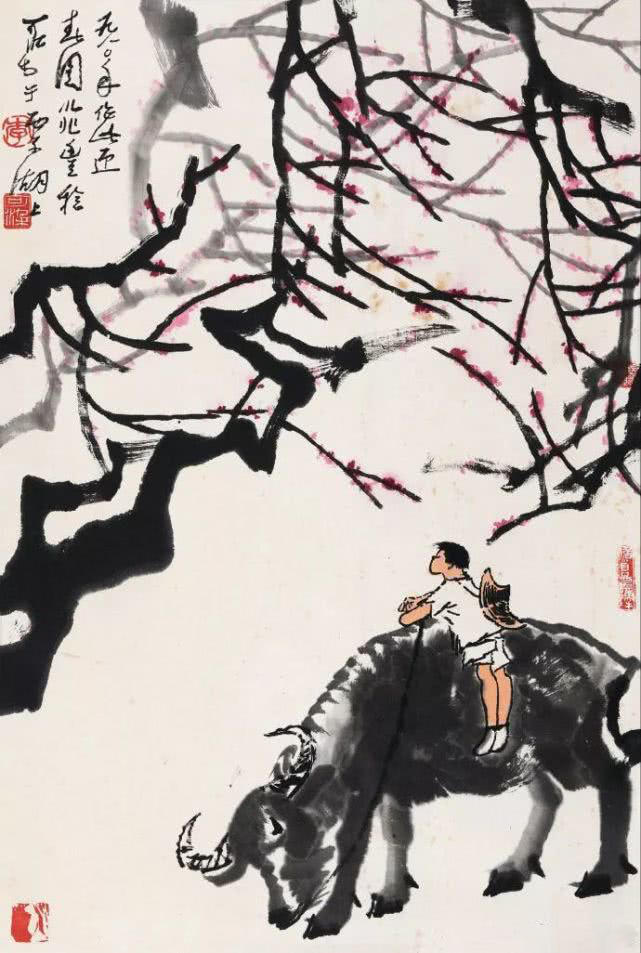探秘李可染画牛艺术的独特魅力，从作品图片看大师风范