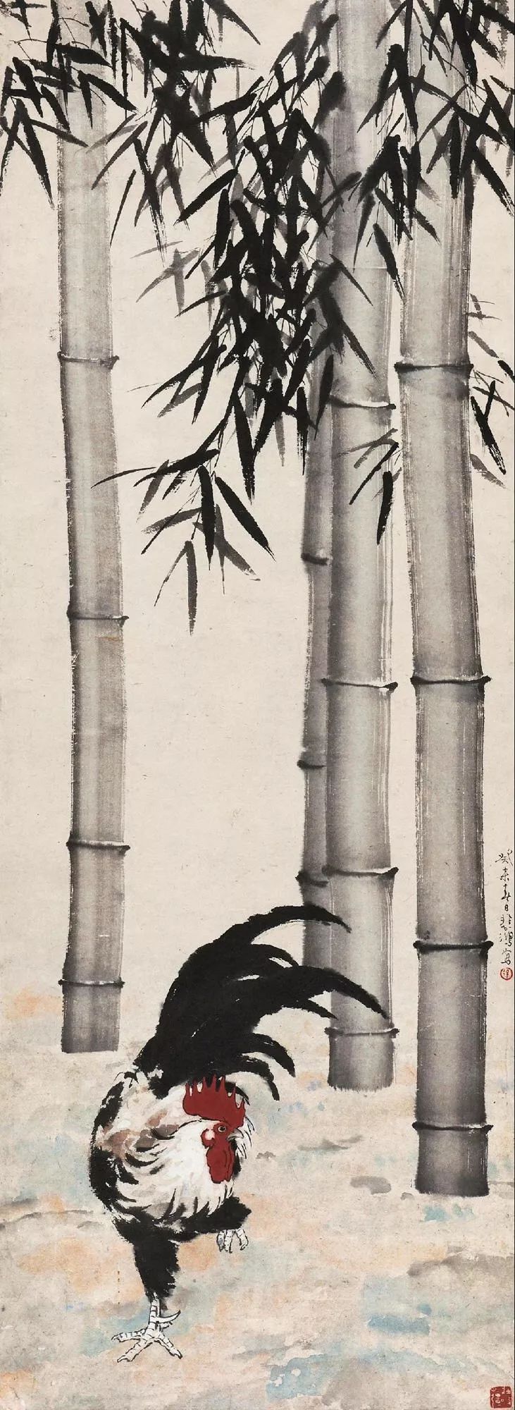 徐悲鸿画作