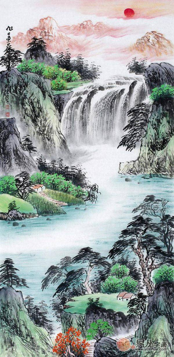 山水之美，尽在画中游——山水风景挂画大全