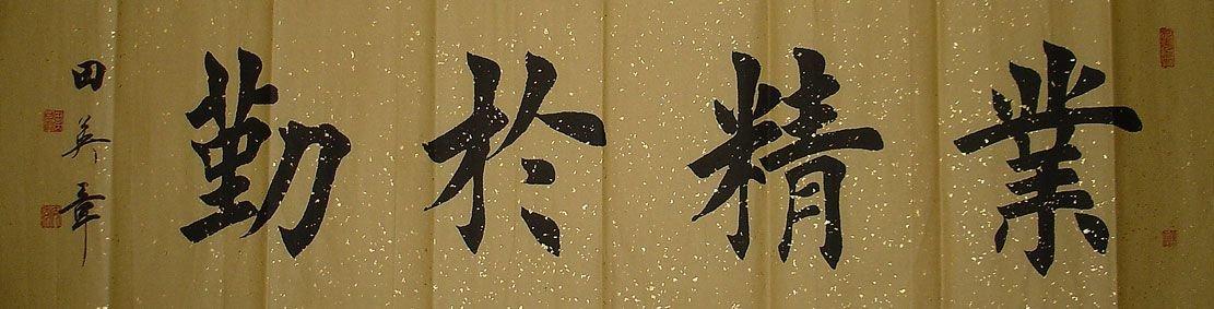 田英章硬笔书法
