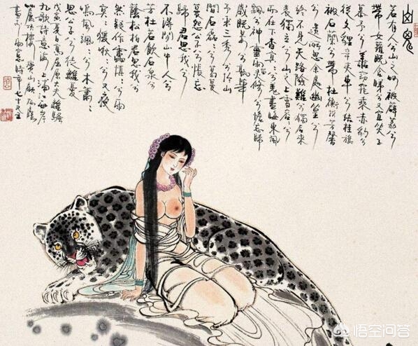 探索山鬼油画的艺术世界，全貌与细节的交织