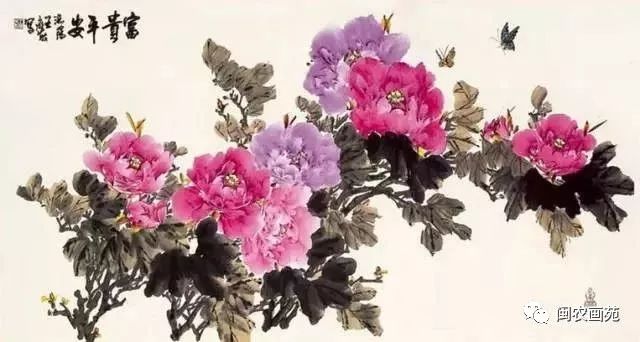 牡丹花国画题款大全，笔墨间绽放的华贵与雅趣